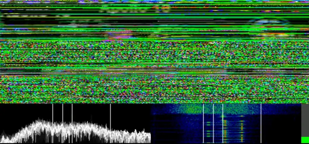 Paralaje. Decodificador de televisión de barrido lento 4 losojos sstv